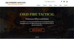 Desktop Screenshot of coldfiretactical.com