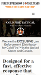 Mobile Screenshot of coldfiretactical.com